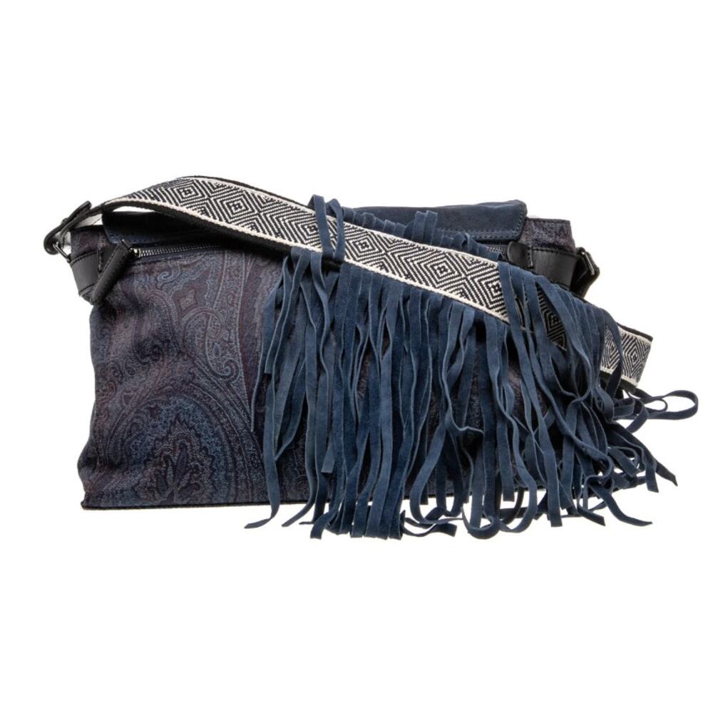 Etro Like New Crossbody Bag w Fringe
